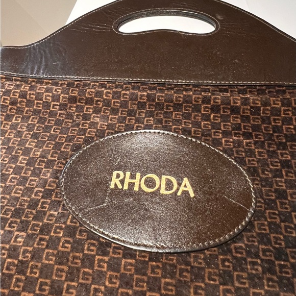 Rare Vintage Gucci handbag Monogram “Rhoda” super clean great condition - Picture 4 of 11